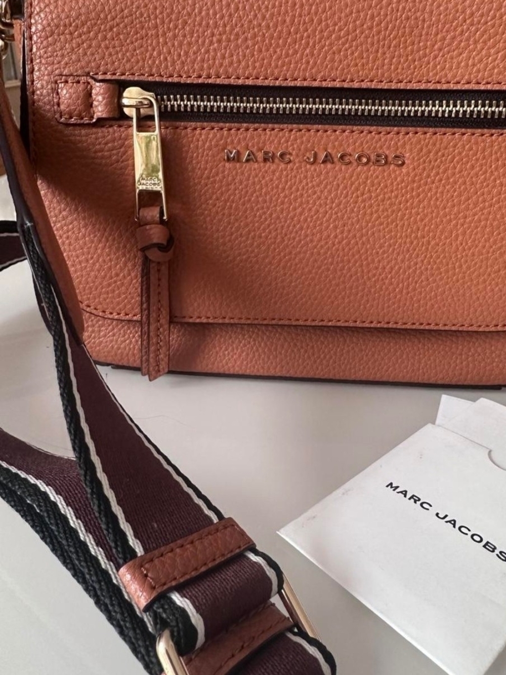 Marc Jacobs Orange Leather Crossbody Bag